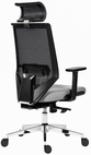 Kancelářská židle EDGE šedá, skladem, smontovaná (včetně dopravy a montáže)